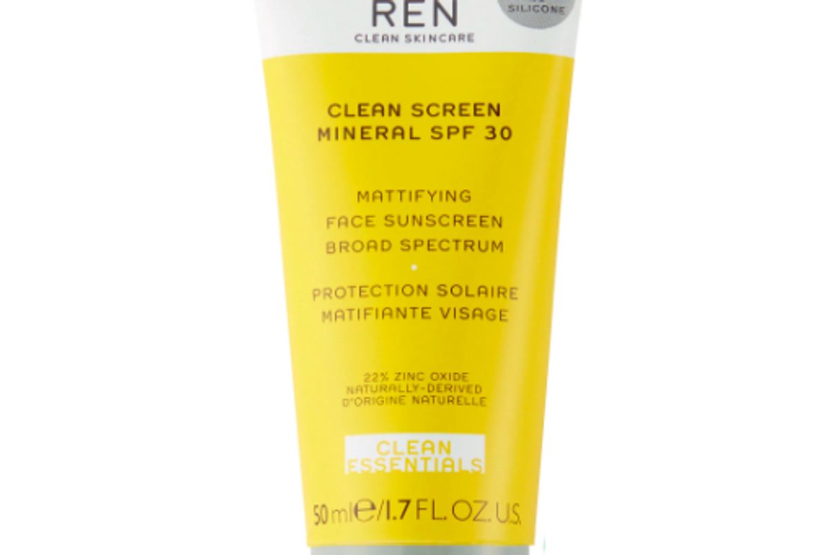 ren clean screen mattifying face sunscreen