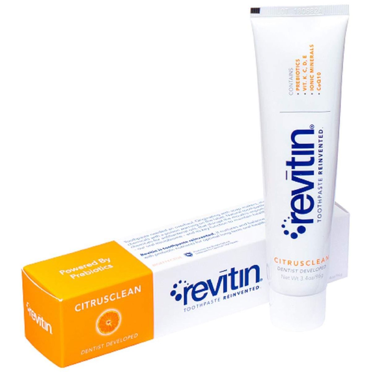 revitin natural prebiotic oral care toothpaste