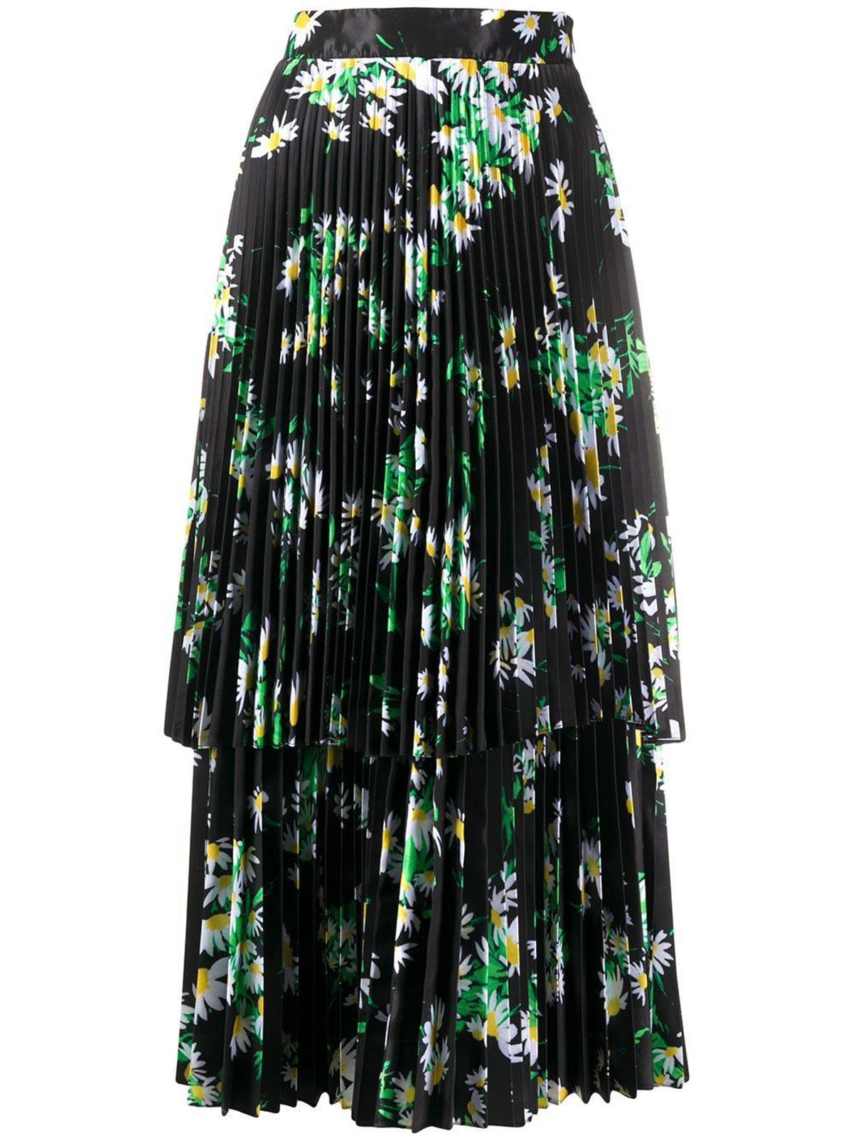 richard quinn daisy print midi dress