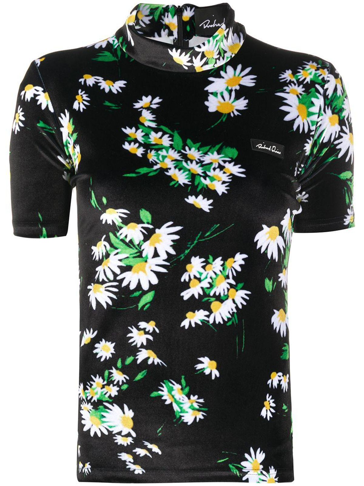 richard quinn daisy print t shirt