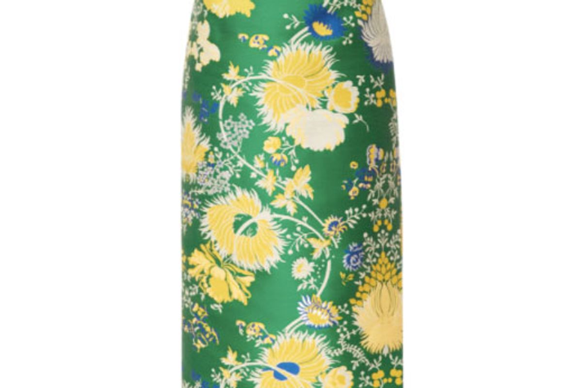 rochas pencil skirt in jacquard lurex