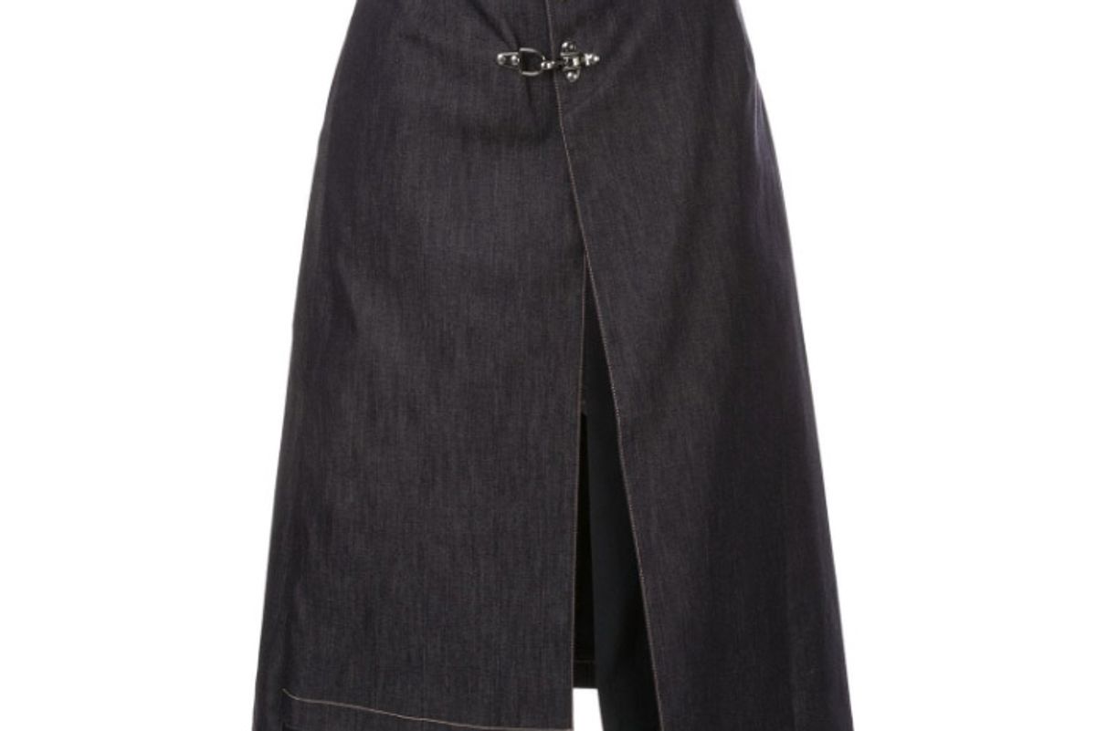 rokh buckle detail skirt