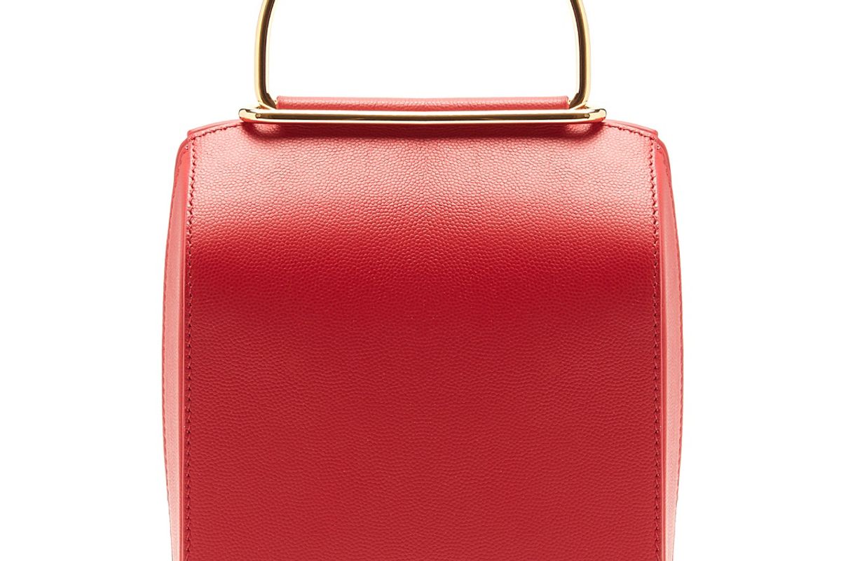 Besa Top-Handle Leather Shoulder Bag