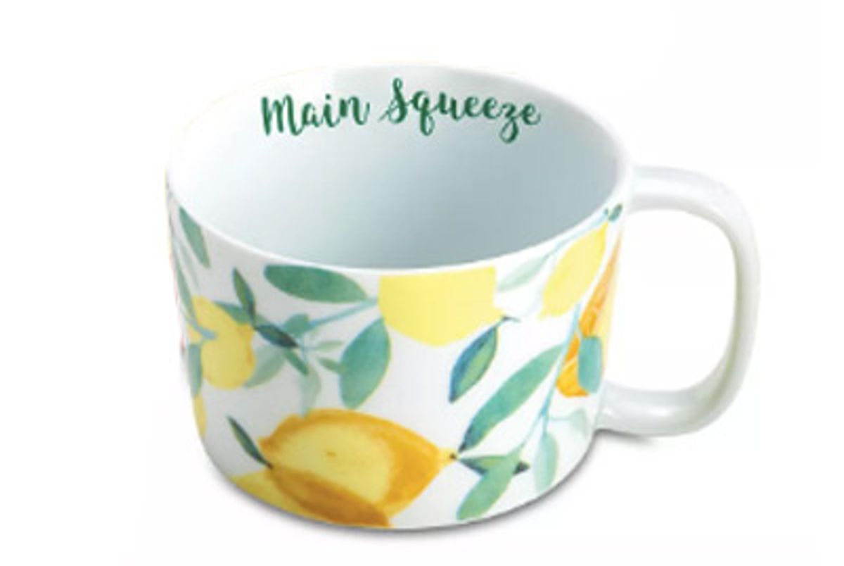 rosanna main squeeze lemons mug