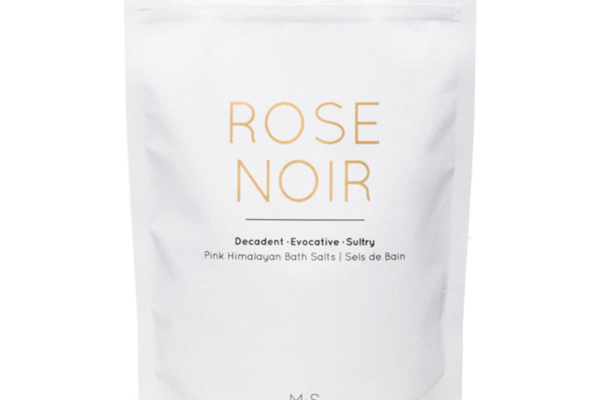 rose noir pink himalayan bath salts