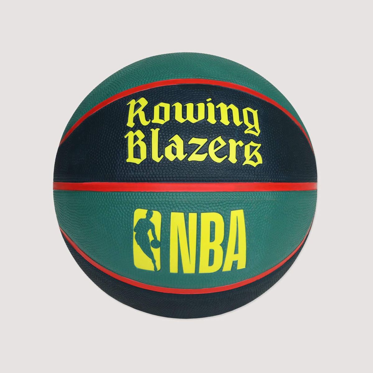 rowing blazers x nba limited edition spalding basketball