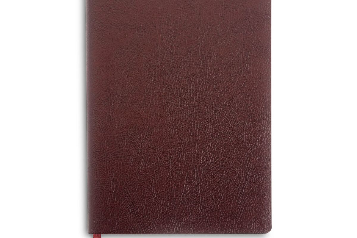 royce new york pebbled leather lined journal