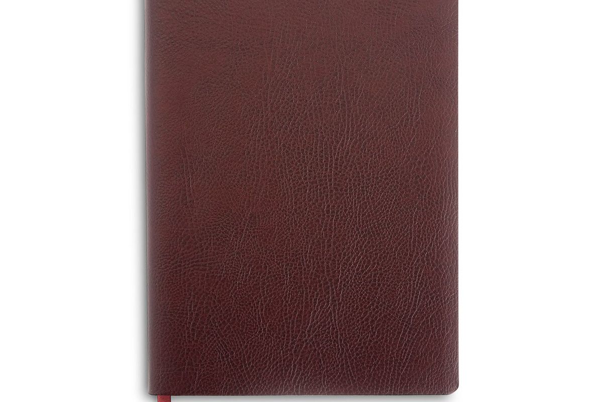 royce new york pebbled leather lined journal