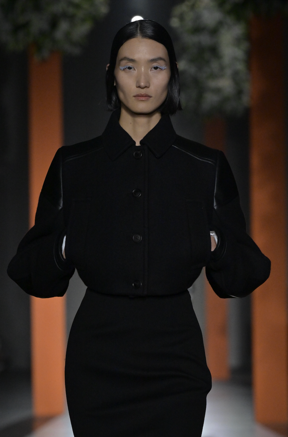 runway model for Prada FW23