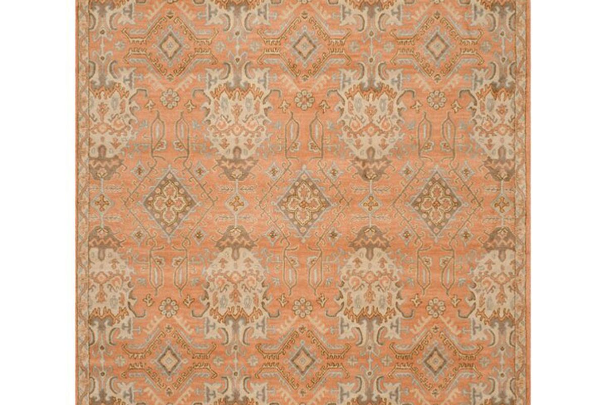 safavieh wyndham hand tufted wool terracotta olive green light blue cream area rug