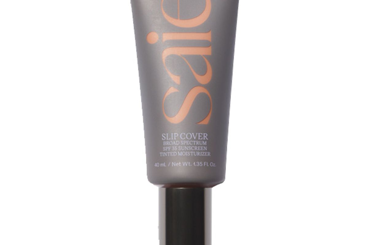 saie slip cover broad spectrum spf 35 tinted moisturizer