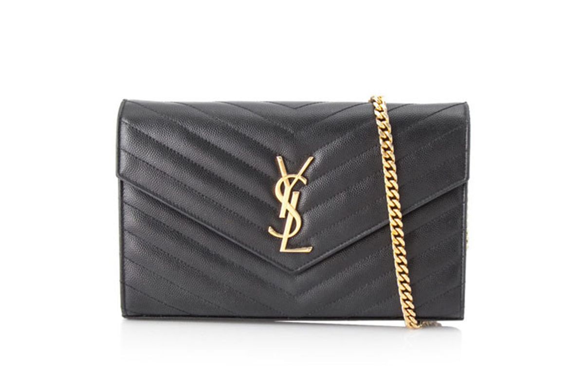 saint laurent classic monogramme chain wallet