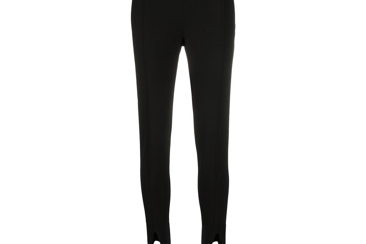 saint laurent high waist stirrup leggings