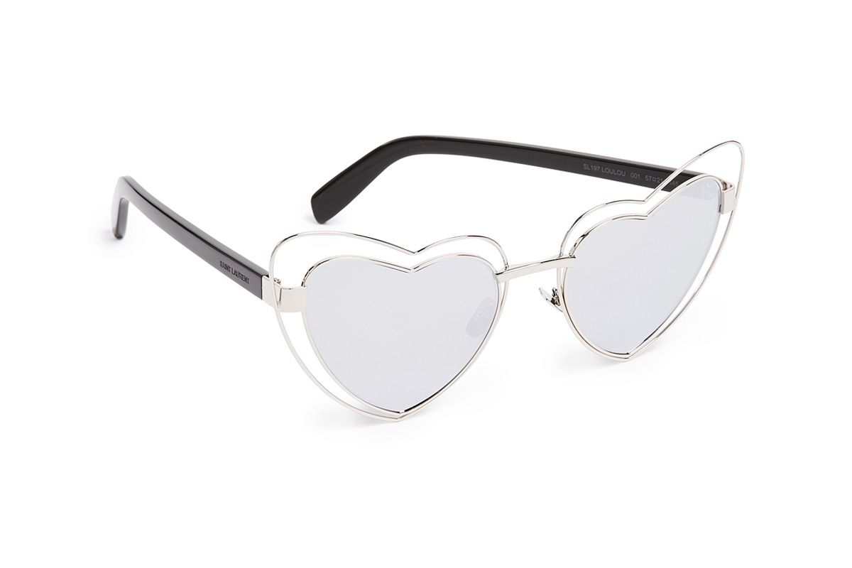 saint laurent lou lou hearts sunglasses