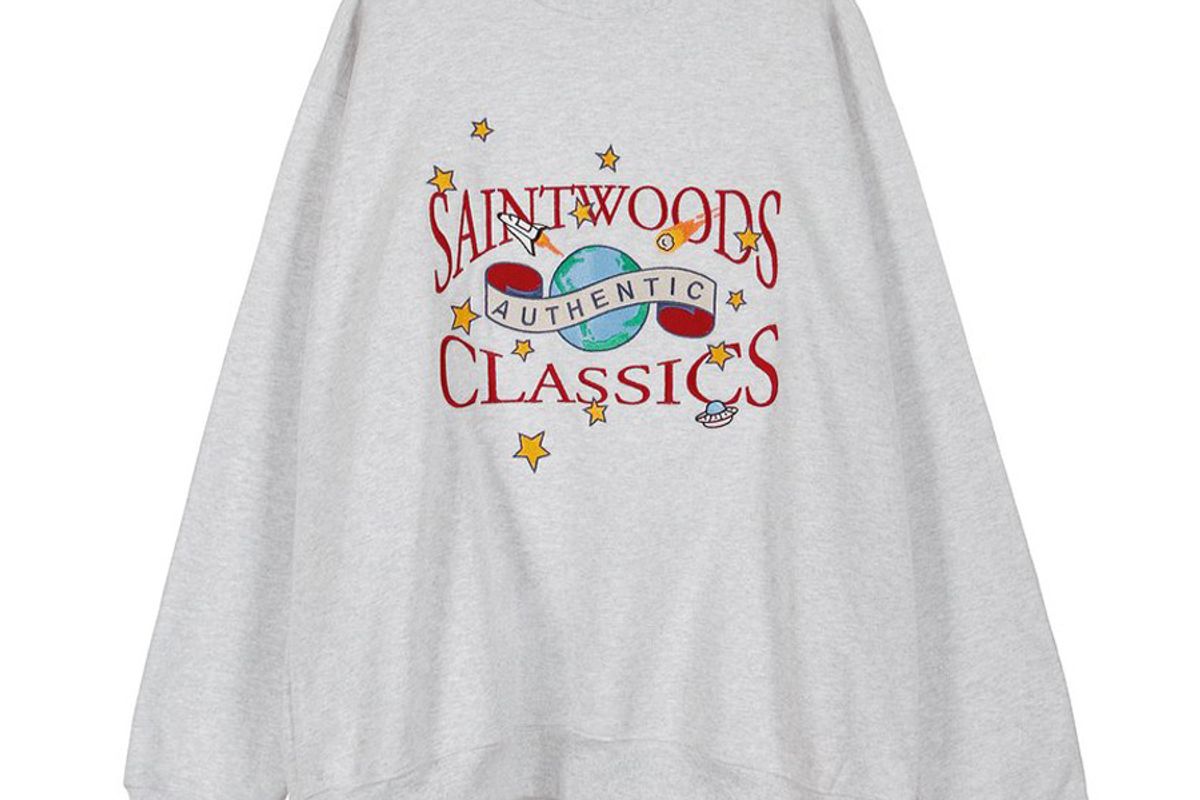 saintwoods galactic classic crewneck