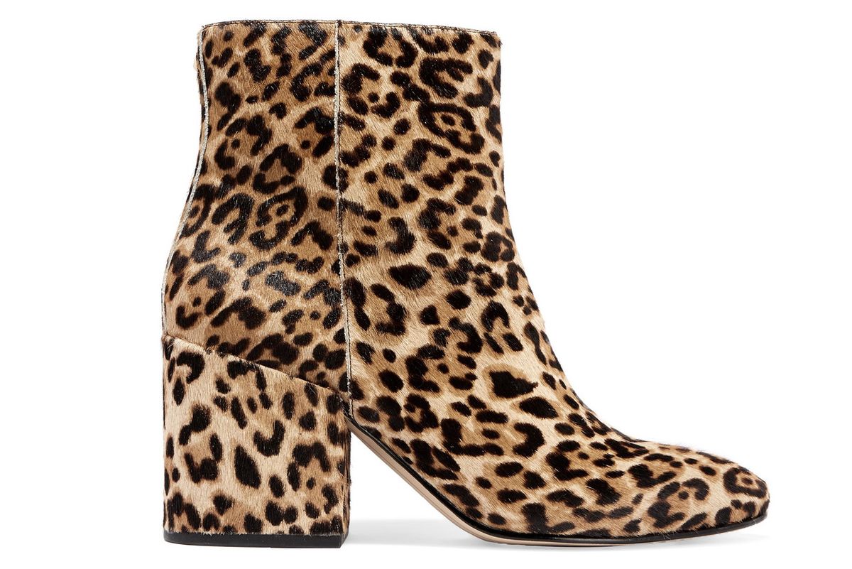 Taye leopard-print Calf Hair Ankle Boots