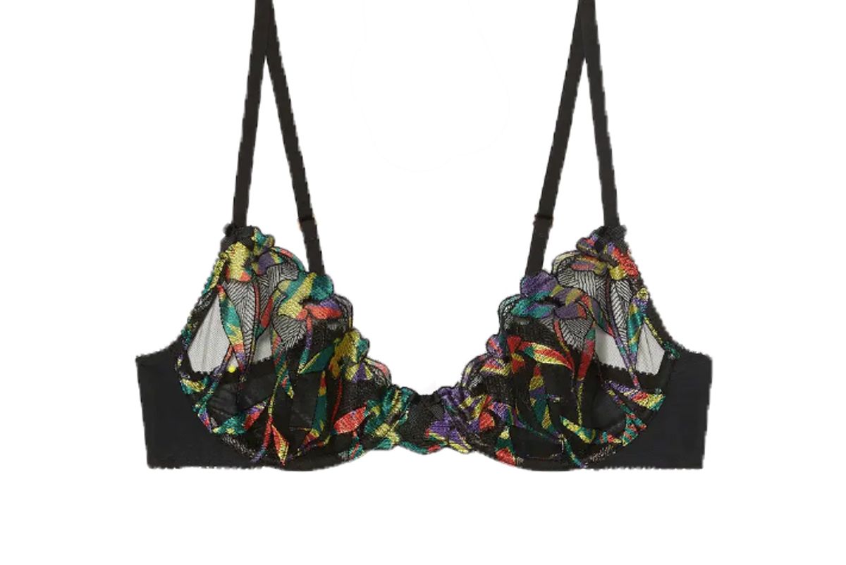 savage fenty jungle embroidered unlined bra