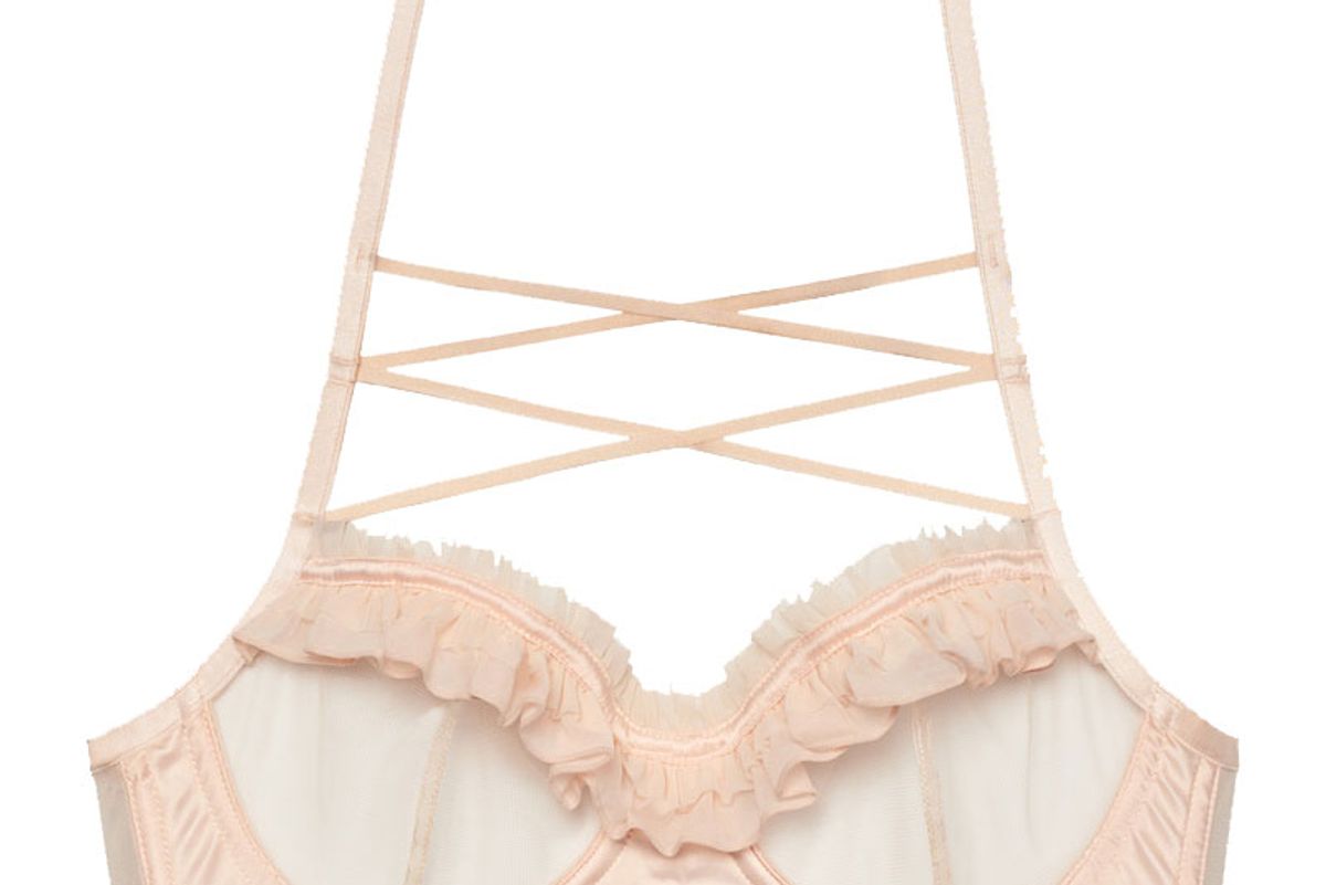 savage x fenty sheer underwire ruffle bra