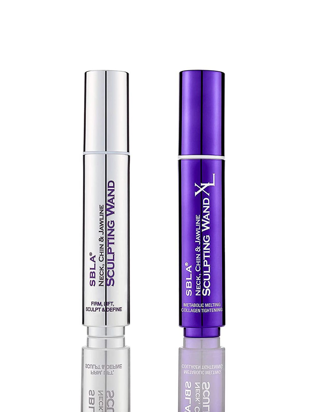 sbla neck chin and jawline sculpting wand and sculpting wand xl duo