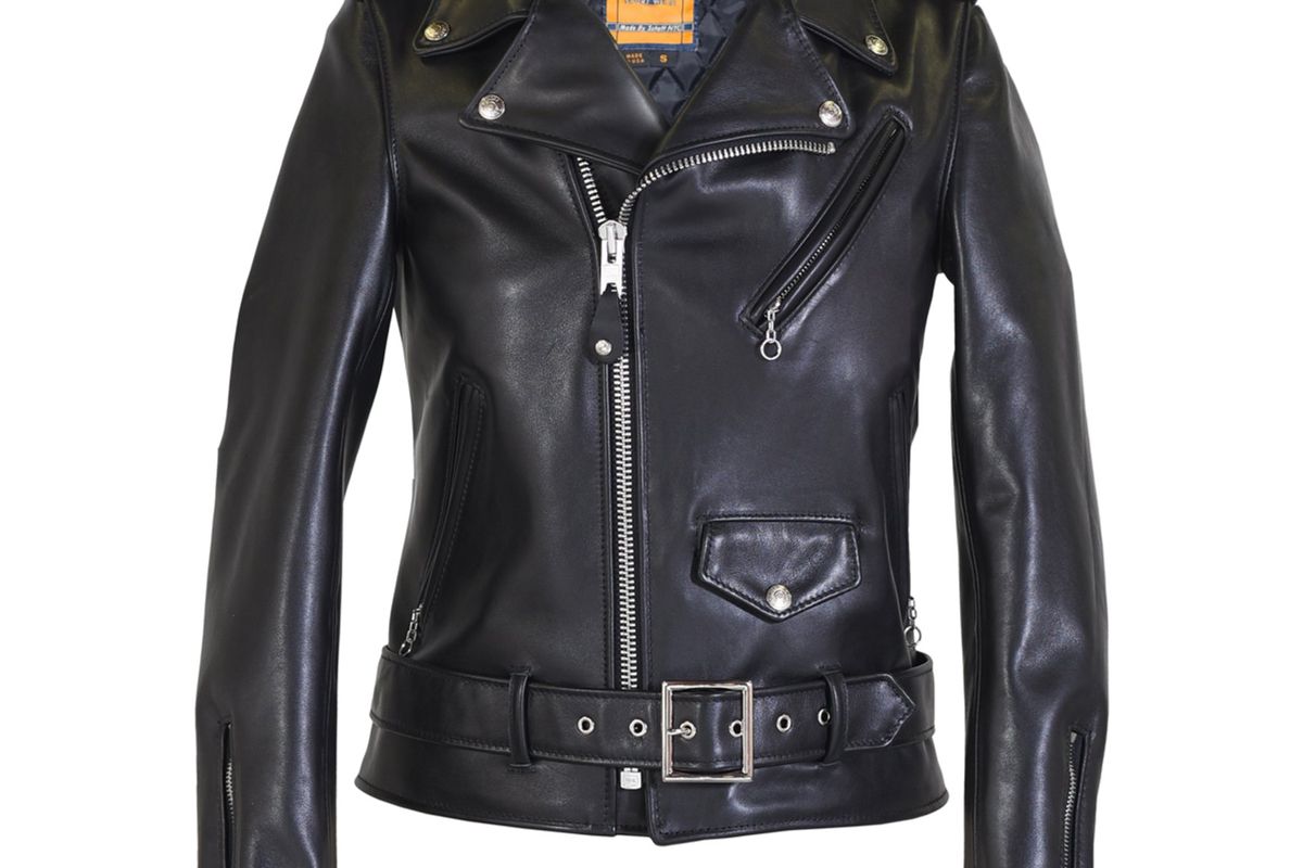 schott nyc womens leather motorcycle jacket