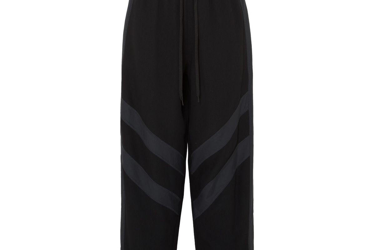 see by chloe striped crepe pants