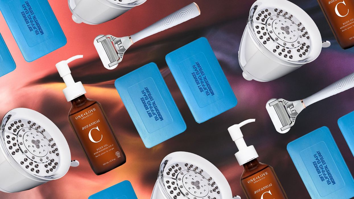 Select Products in a Collage for The "Everything Shower"