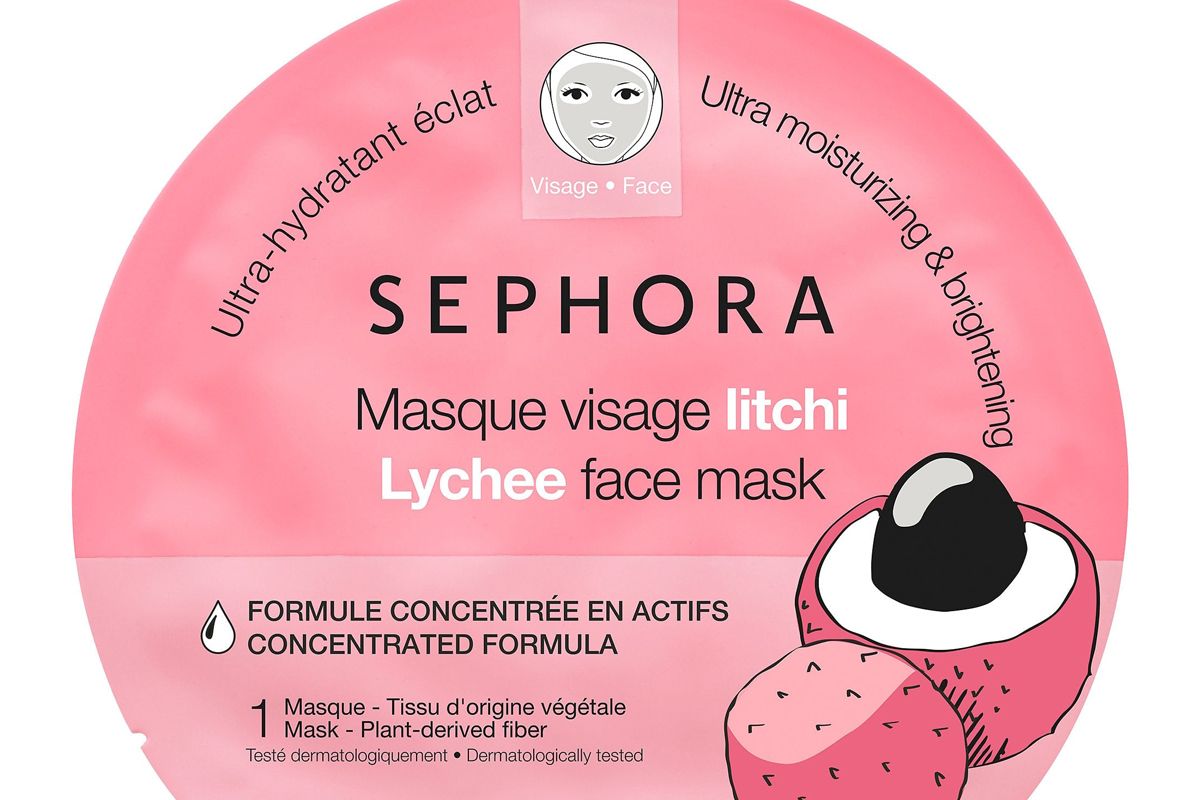 sephora collection face mask lychee moisturizing