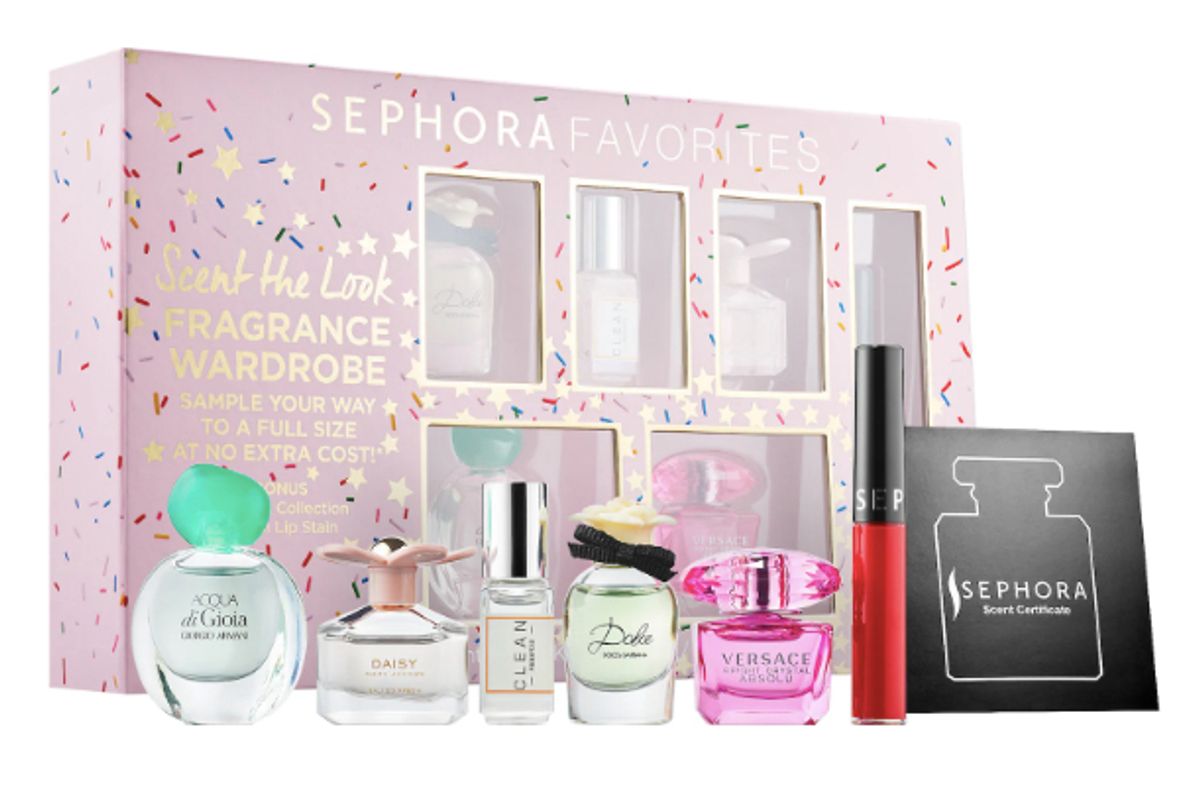 sephora favorites scent the look mini perfume sampler set