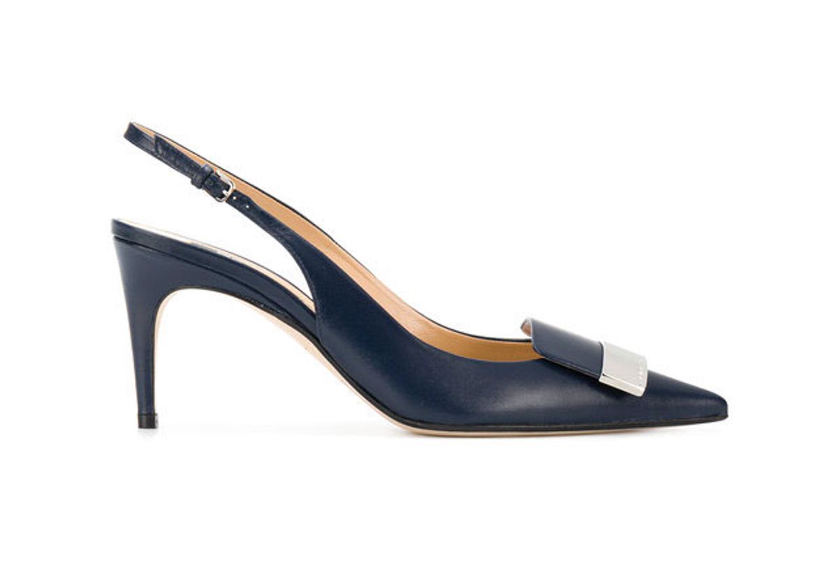 sergio rossi slingback pumps