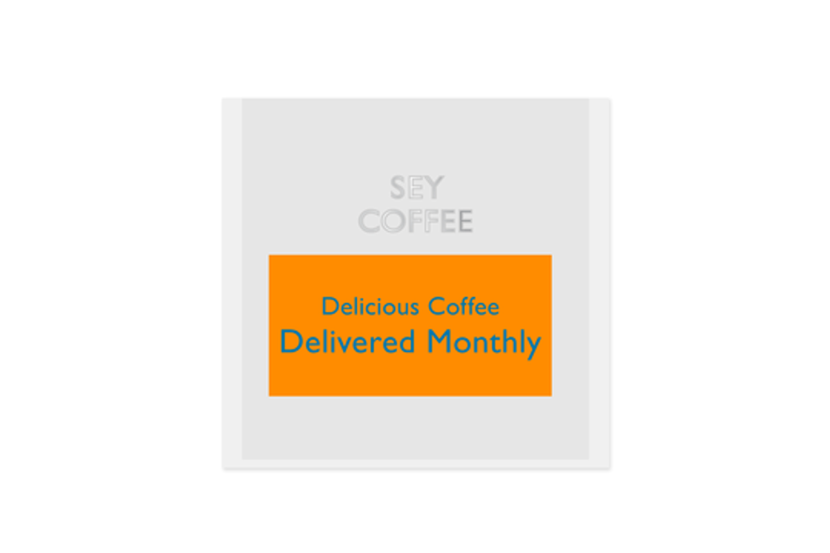 sey coffee coffee subscription