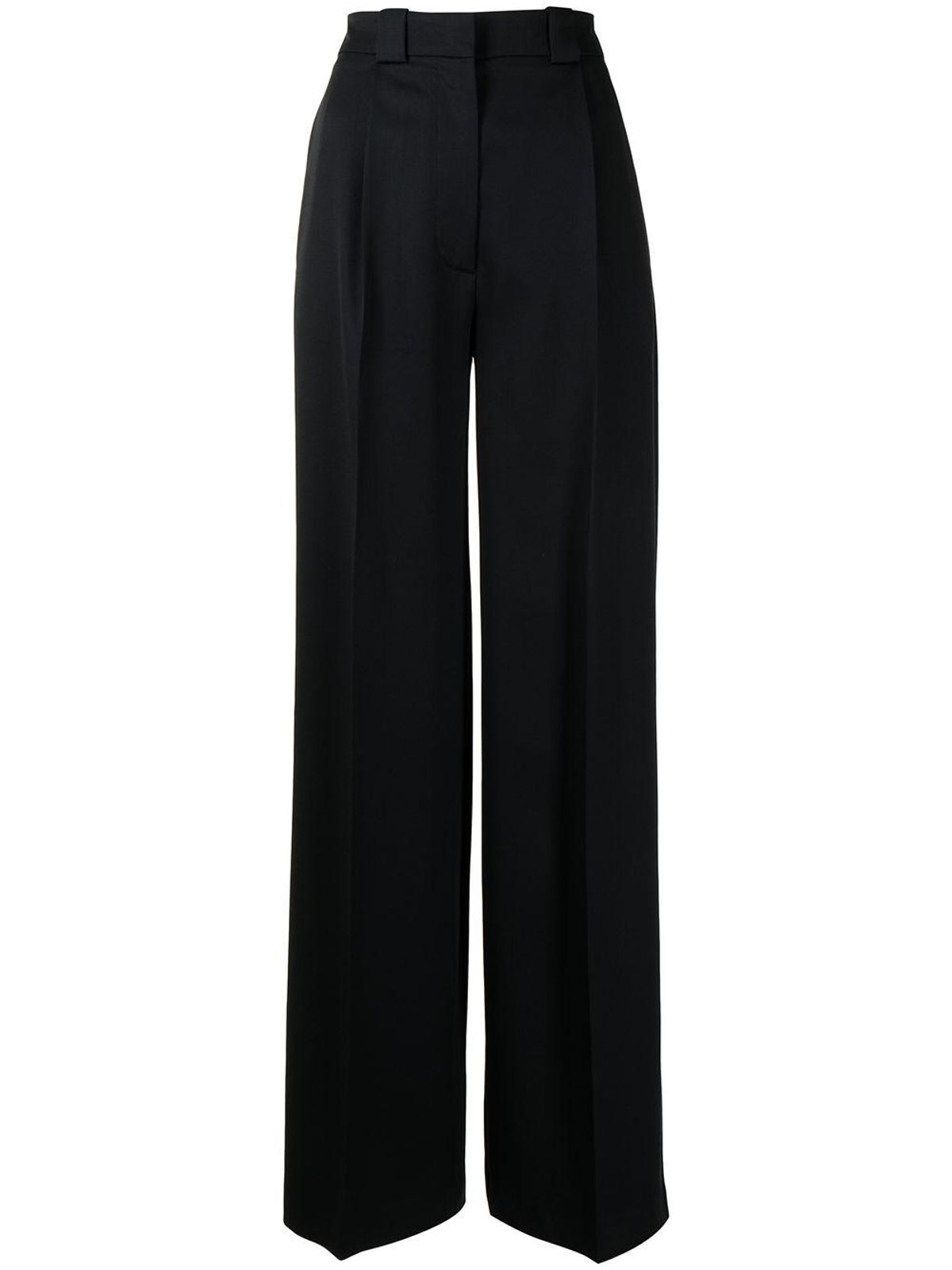 shanghai tang x yuni ahn pleated wool palazzo pants