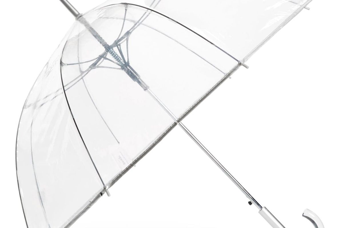 shedrain auto open stick clear dome umbrella