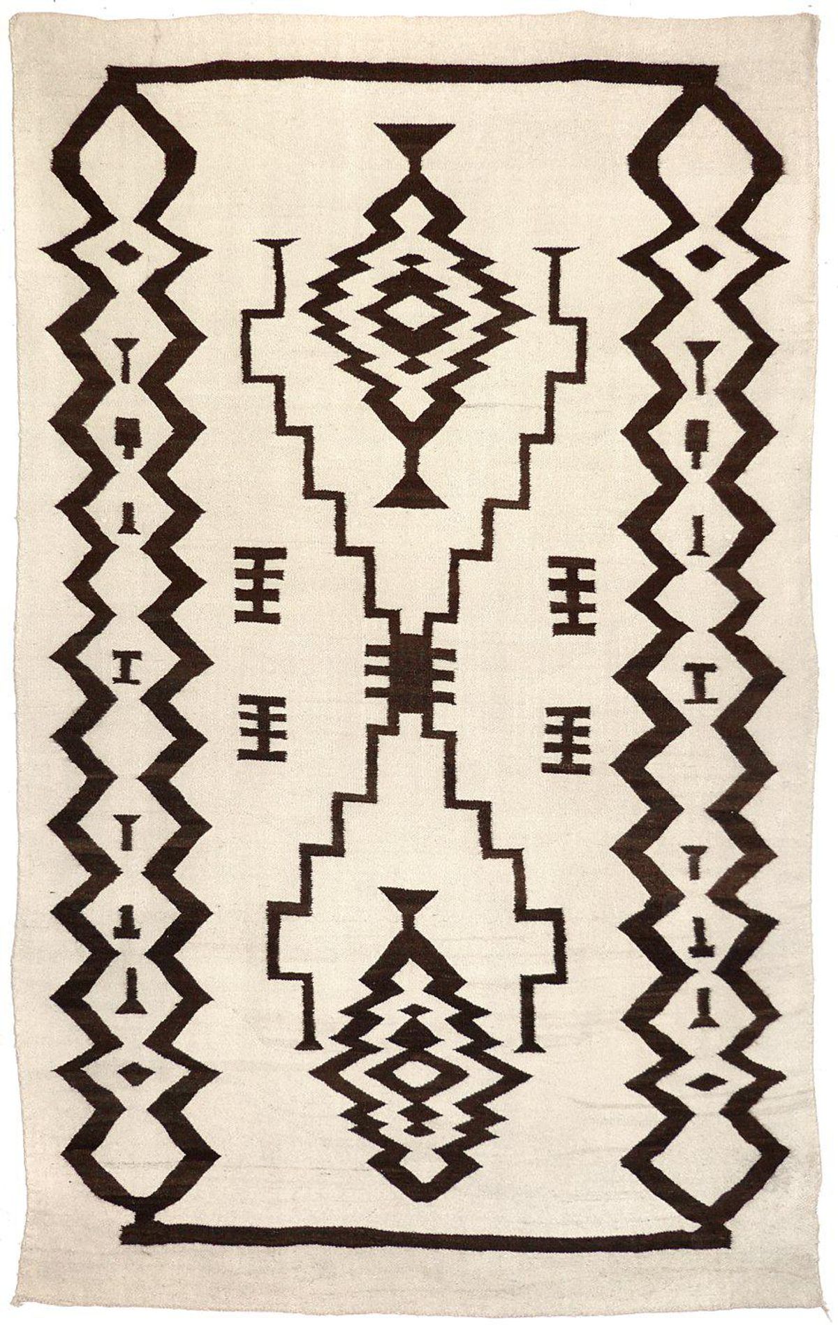 shiprock santa fe navajo natural transitional with storm pattern motif