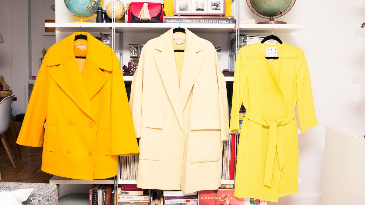shop colorful winter coats