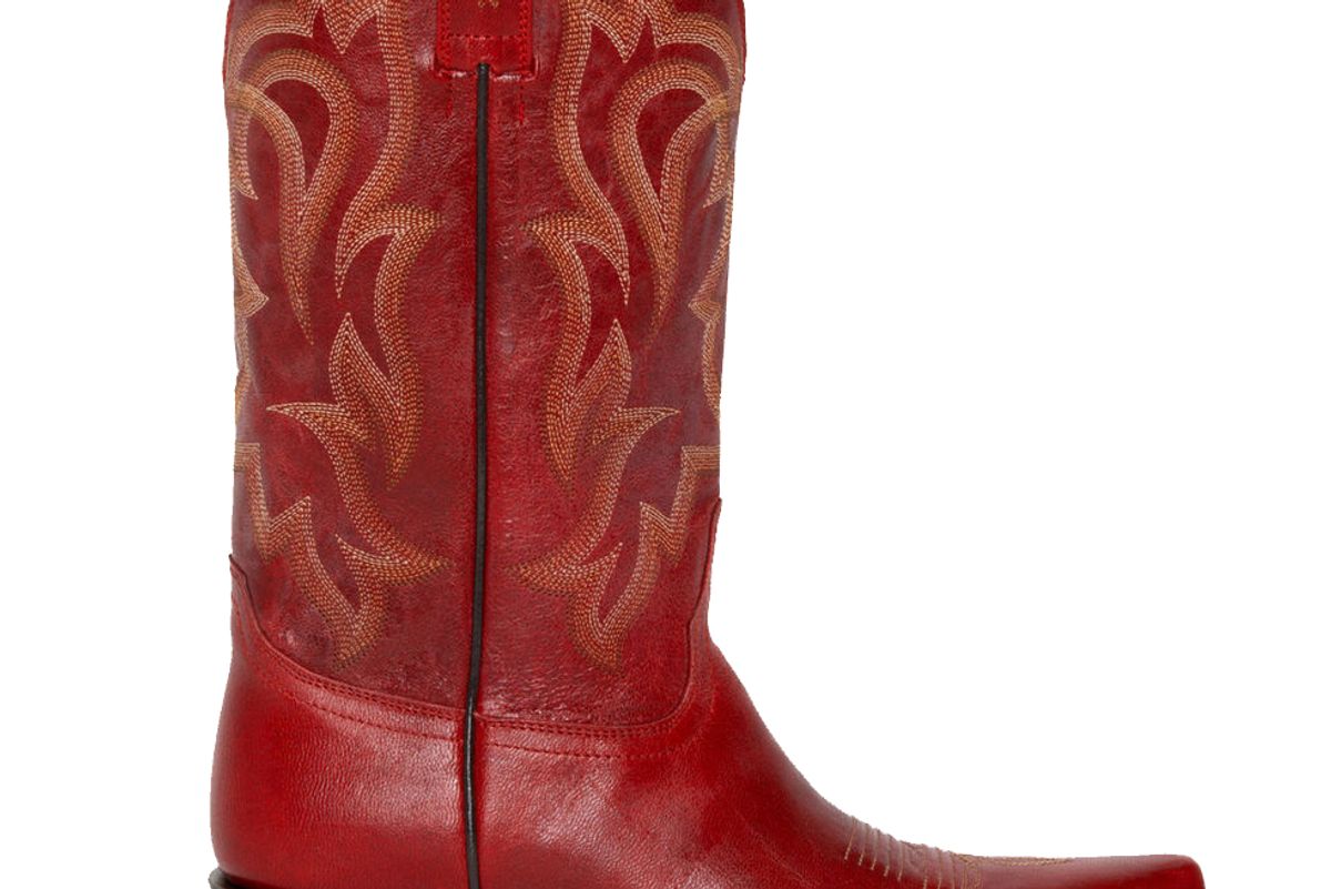 shyanne 12 inch leather snip toe western boots