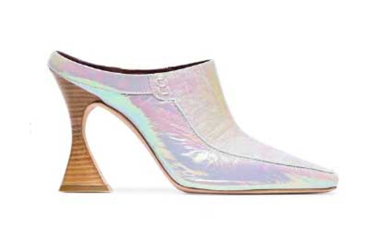 sies marjan dena 100 hologram leather mules