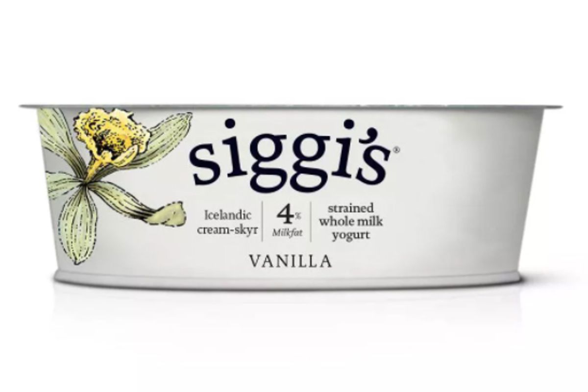 siggi's vanilla strained whole milk yogurt