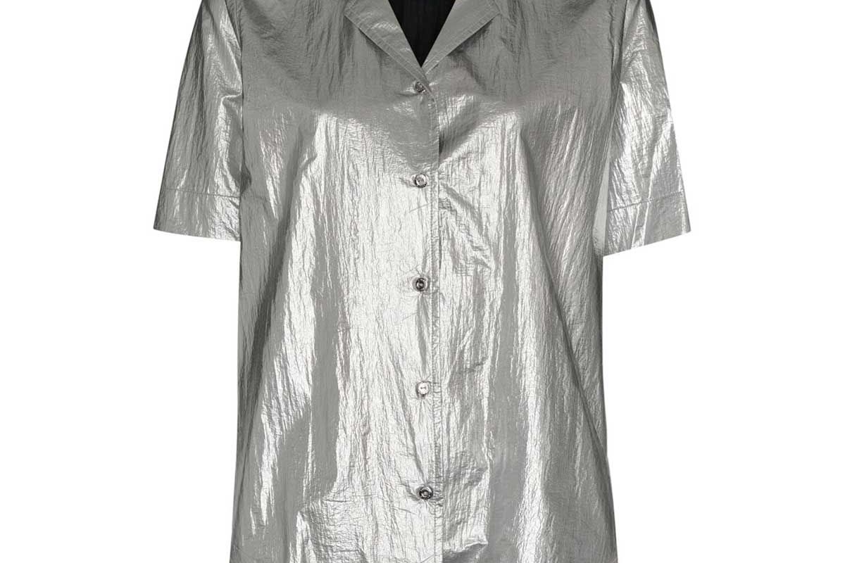 simon miller dade metallic shirt