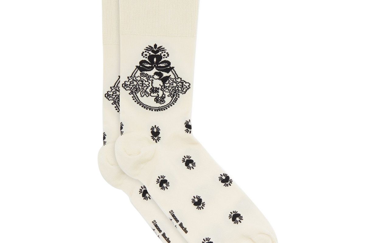 simone rocha cherub jacquard jersey socks