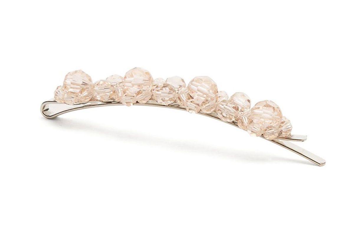 simone rocha floral bead embellished hair clip