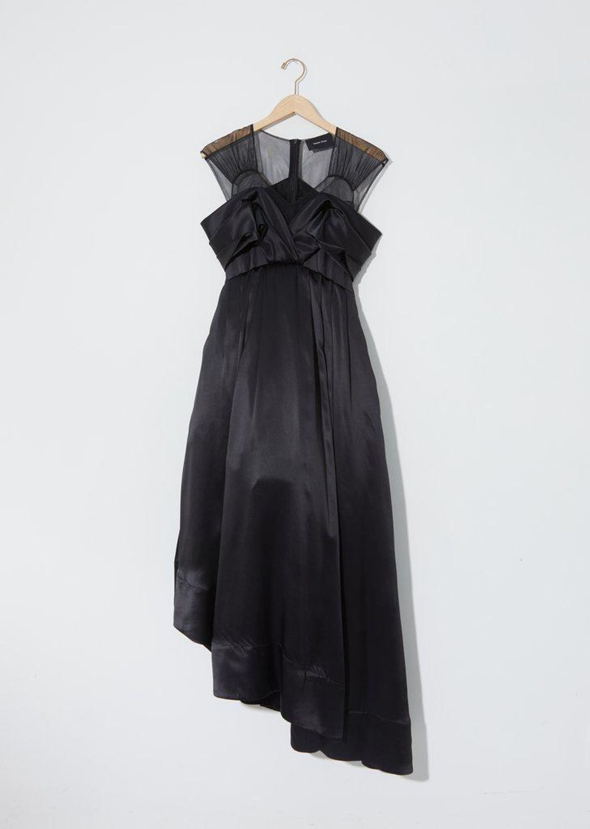 Simone Rocha Silk Satin Wrap Dress