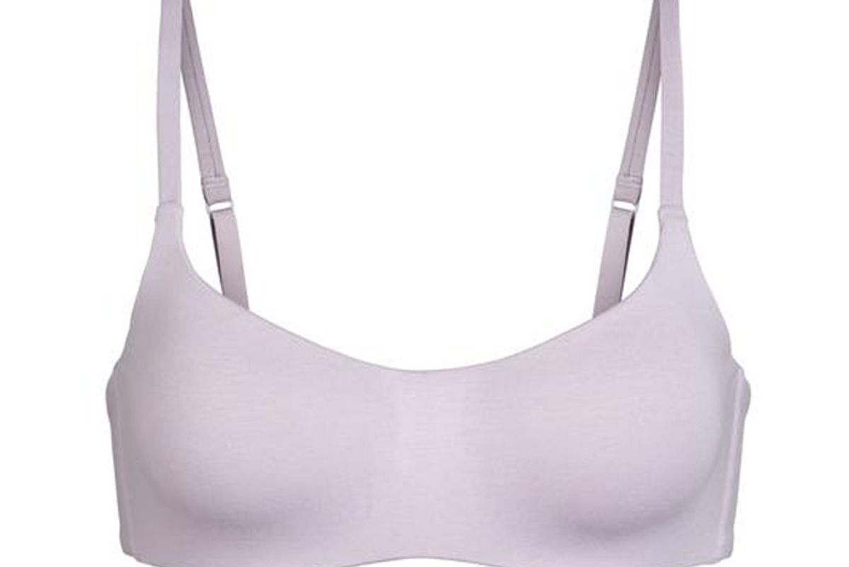 skims cotton molded bra