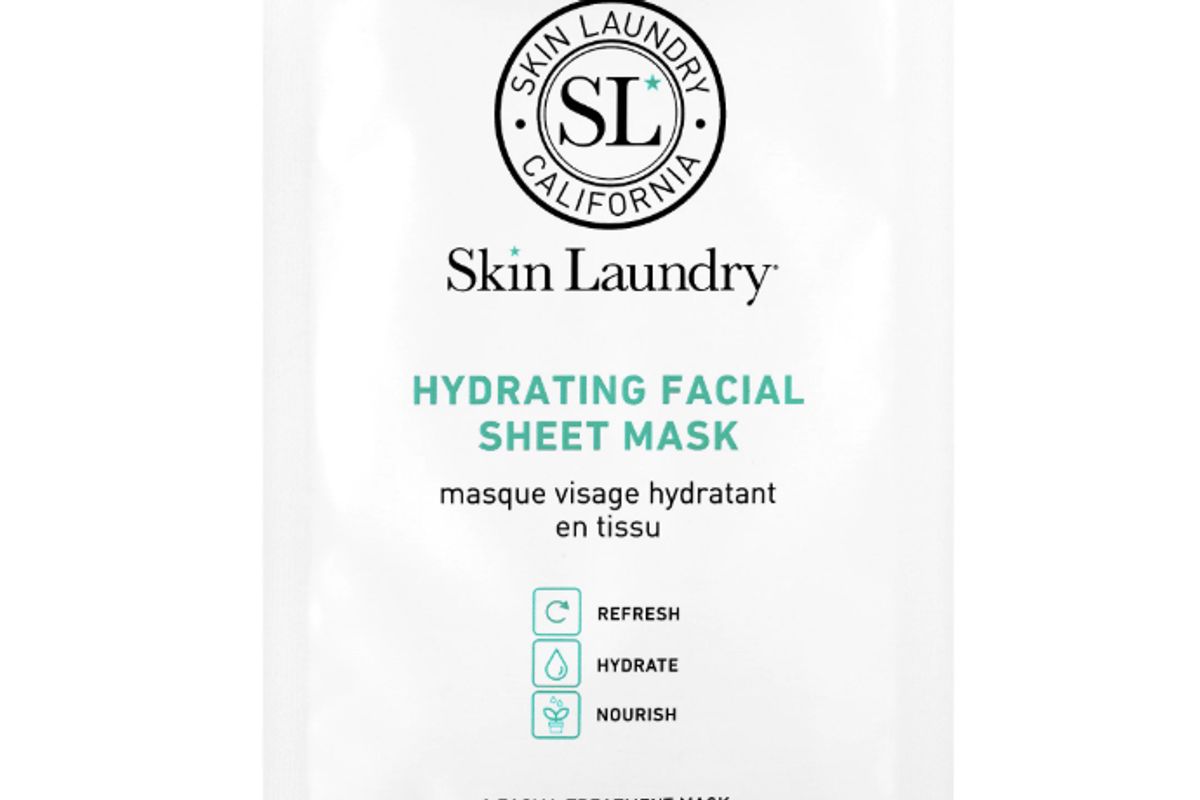 skin laundry hydrating facial sheet mask