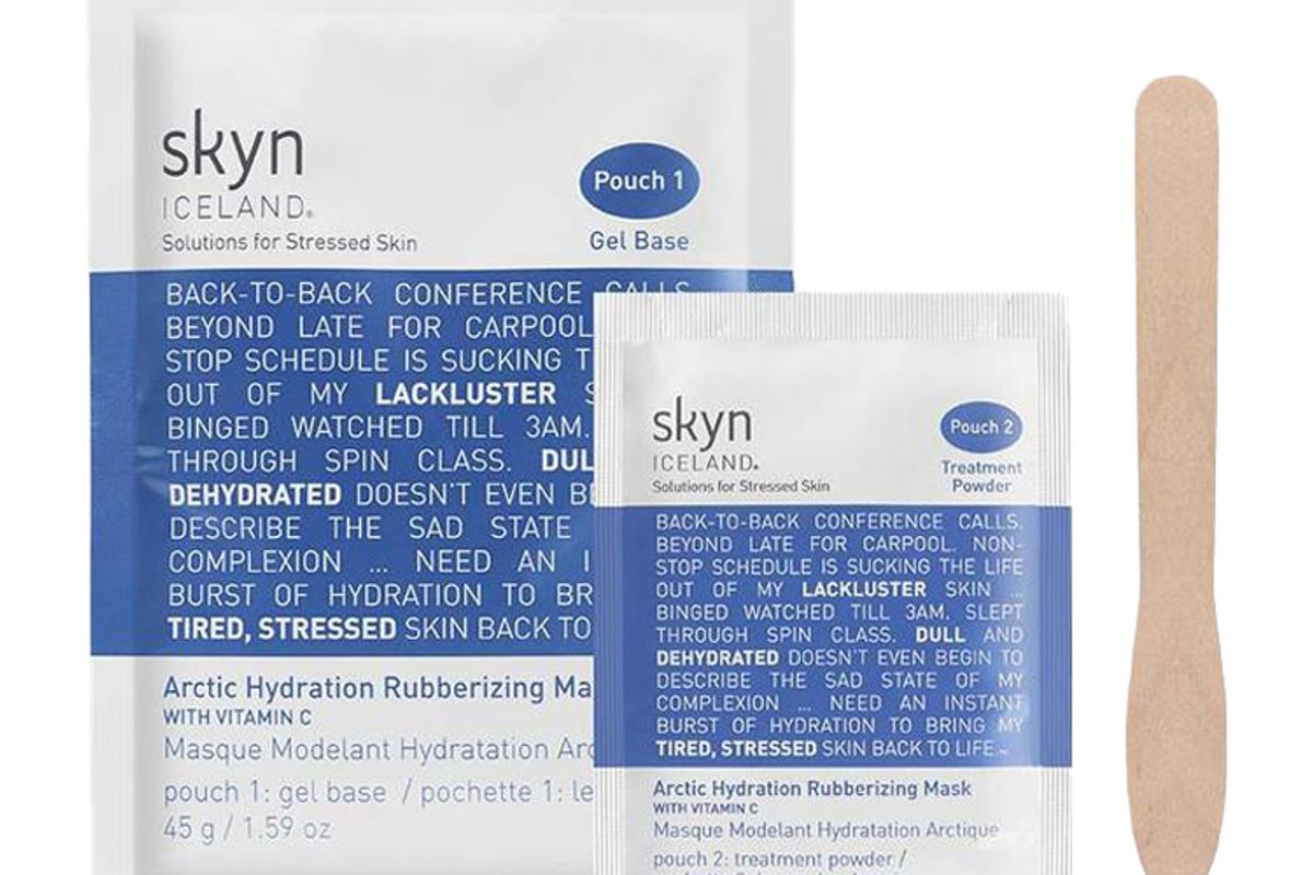 skyn iceland online only arctic hydration rubberizing mask with vitamin c