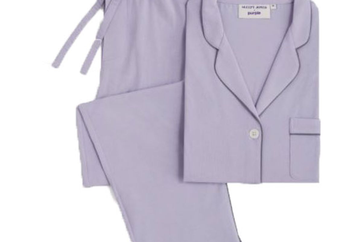 sleepy jones and purple pajamas