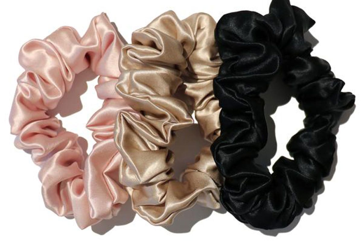 slip silk large scrunchie set