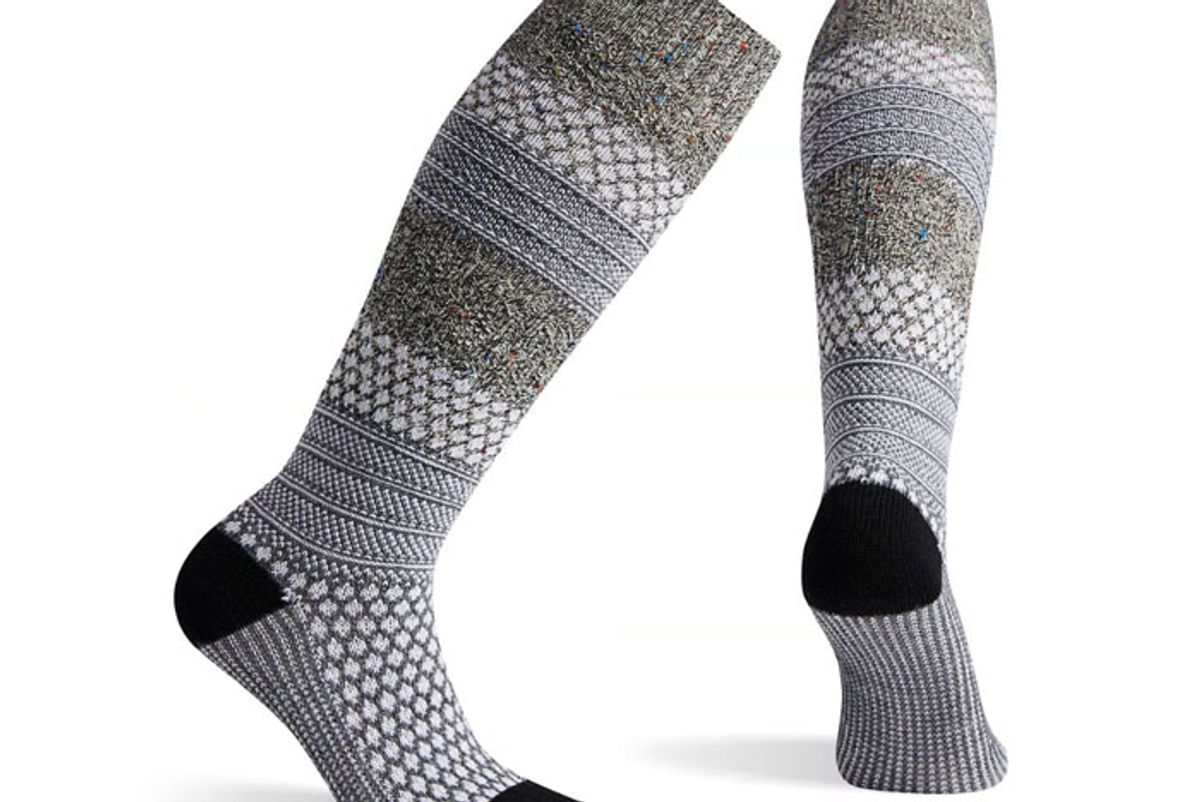 smartwool womens popcorn cable knee high socks