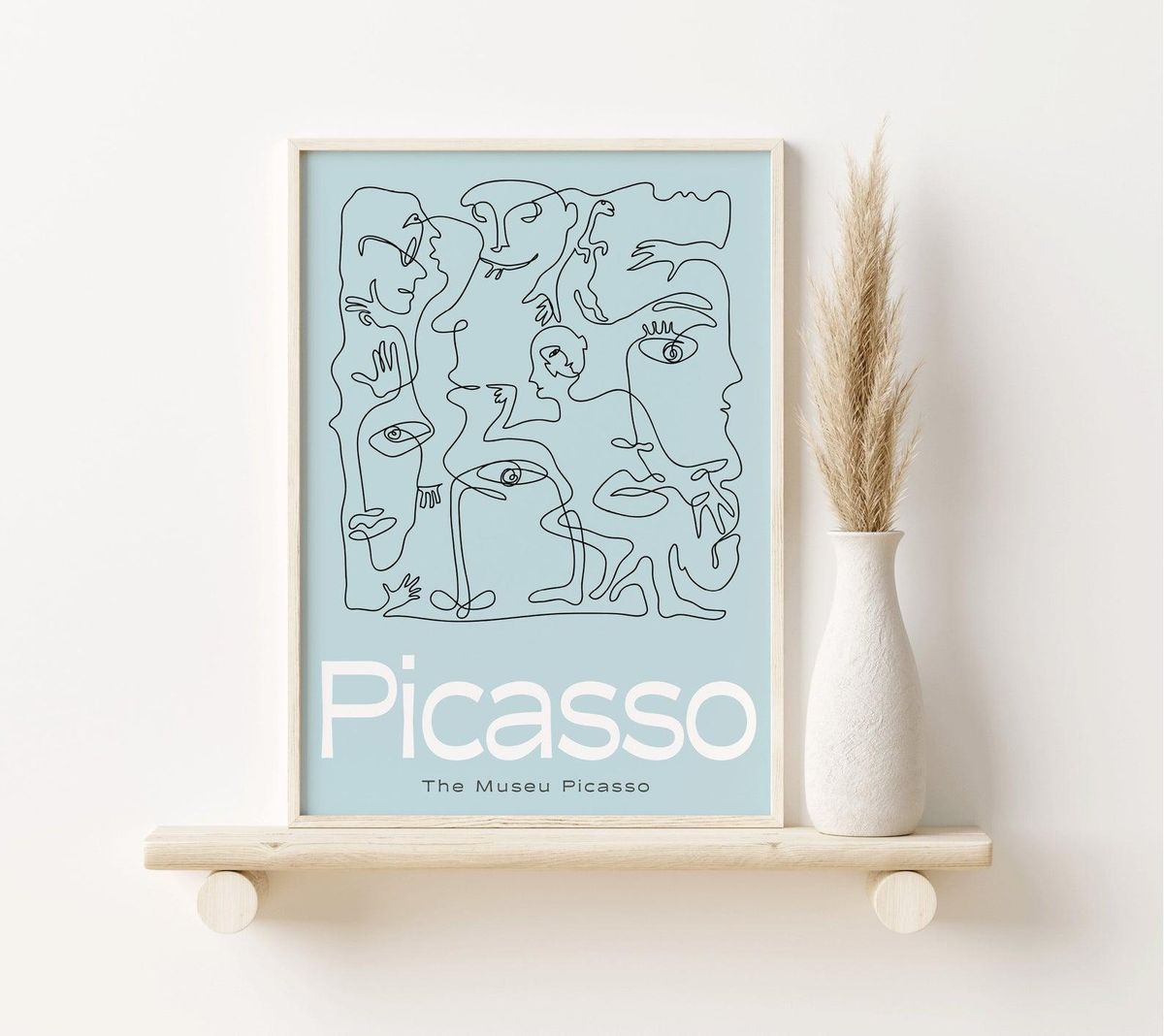 sofe store pablo picasso style blue print