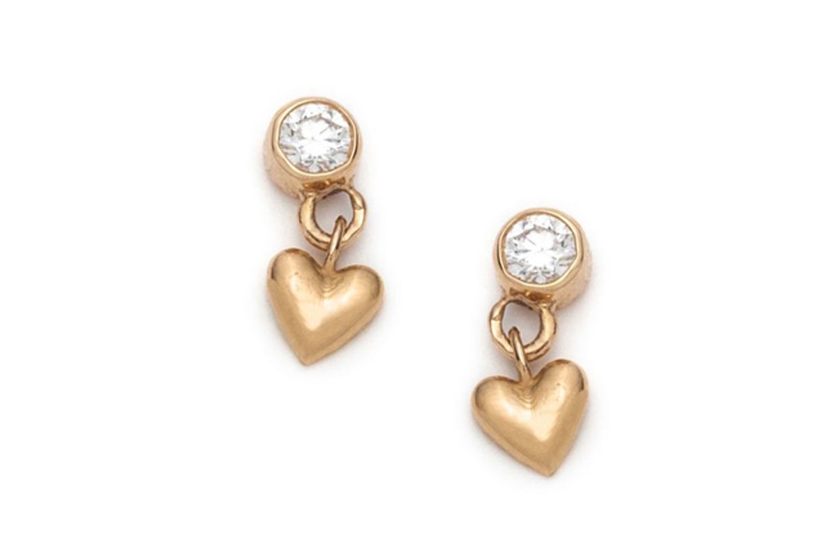 sofia zakia baby heart earring