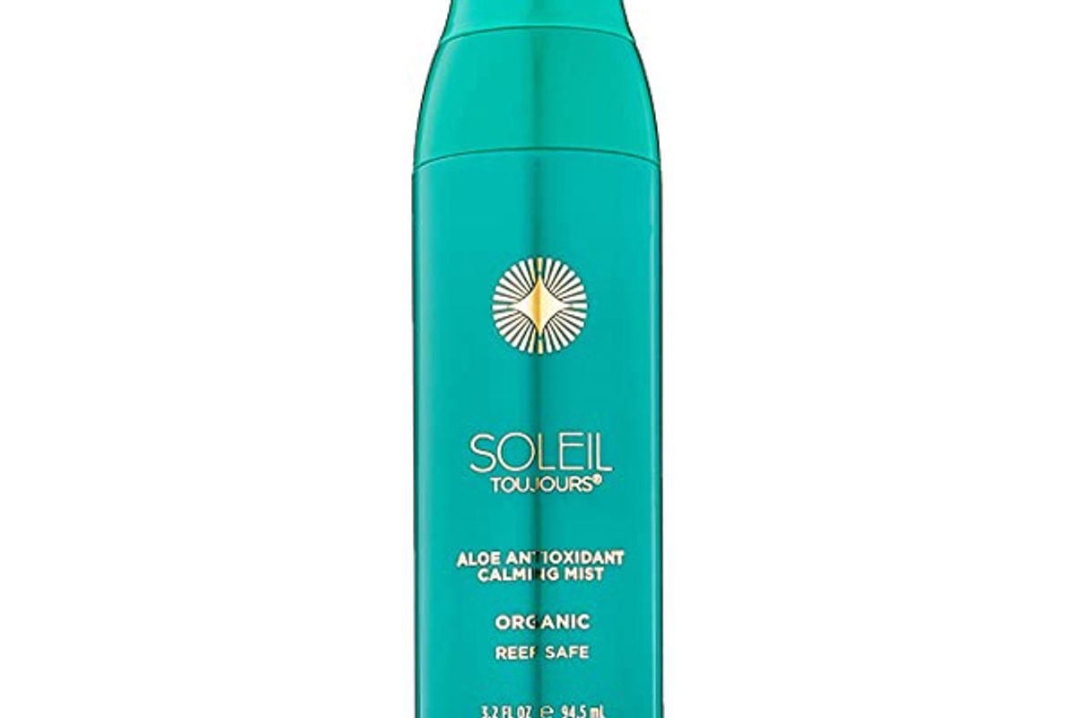 soleil toujours organic aloe antioxidant calming mist